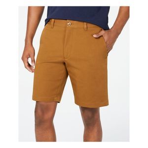 CLUBROOM Mens Brown Shorts 38 Waist